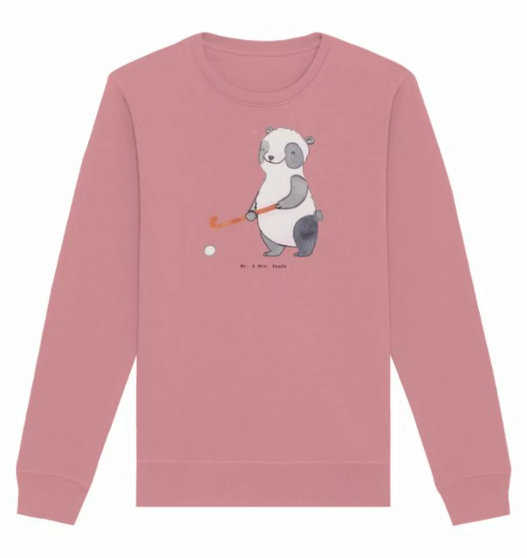 Mr. & Mrs. Panda Longpullover Größe M Panda Hockey spielen - Canyon Pink - günstig online kaufen