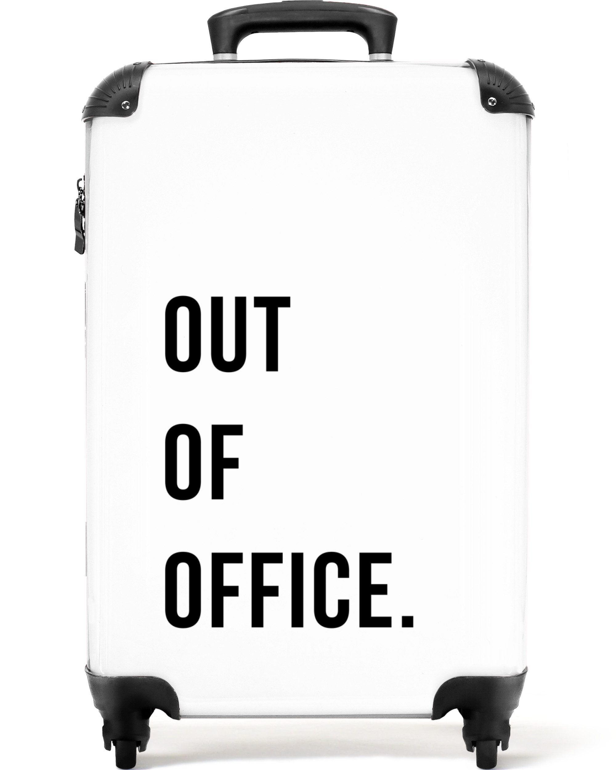 NoBoringSuitcases.com© Hartschalen-Trolley Zitate - Außer Dienst günstig online kaufen