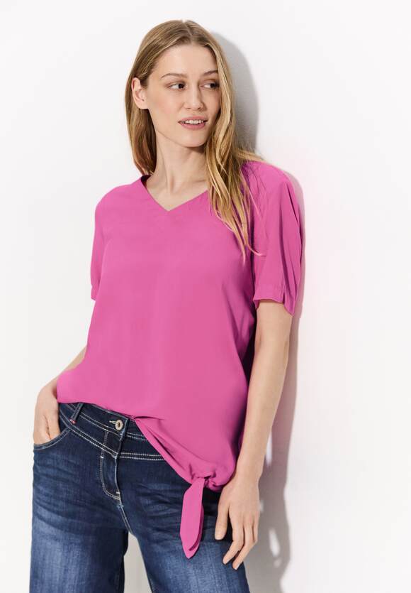 Bluse mit Knotendetail günstig online kaufen