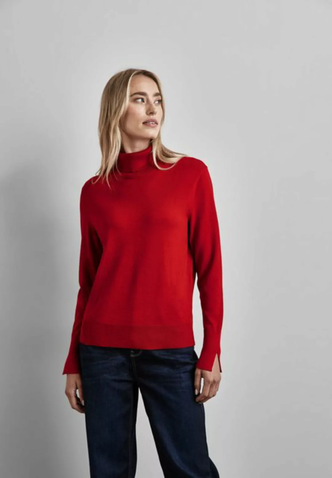 STREET ONE Strickpullover, mit U-Boot-Ausschnitt günstig online kaufen