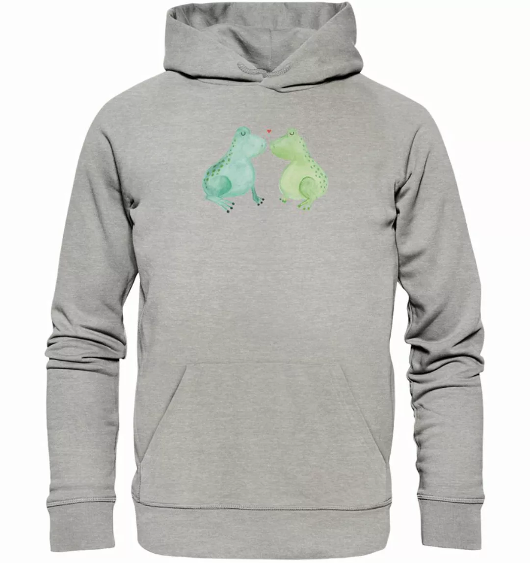 Mr. & Mrs. Panda Hoodie Größe L Frosch Liebe - Heather Grey - Geschenk, Ehe günstig online kaufen