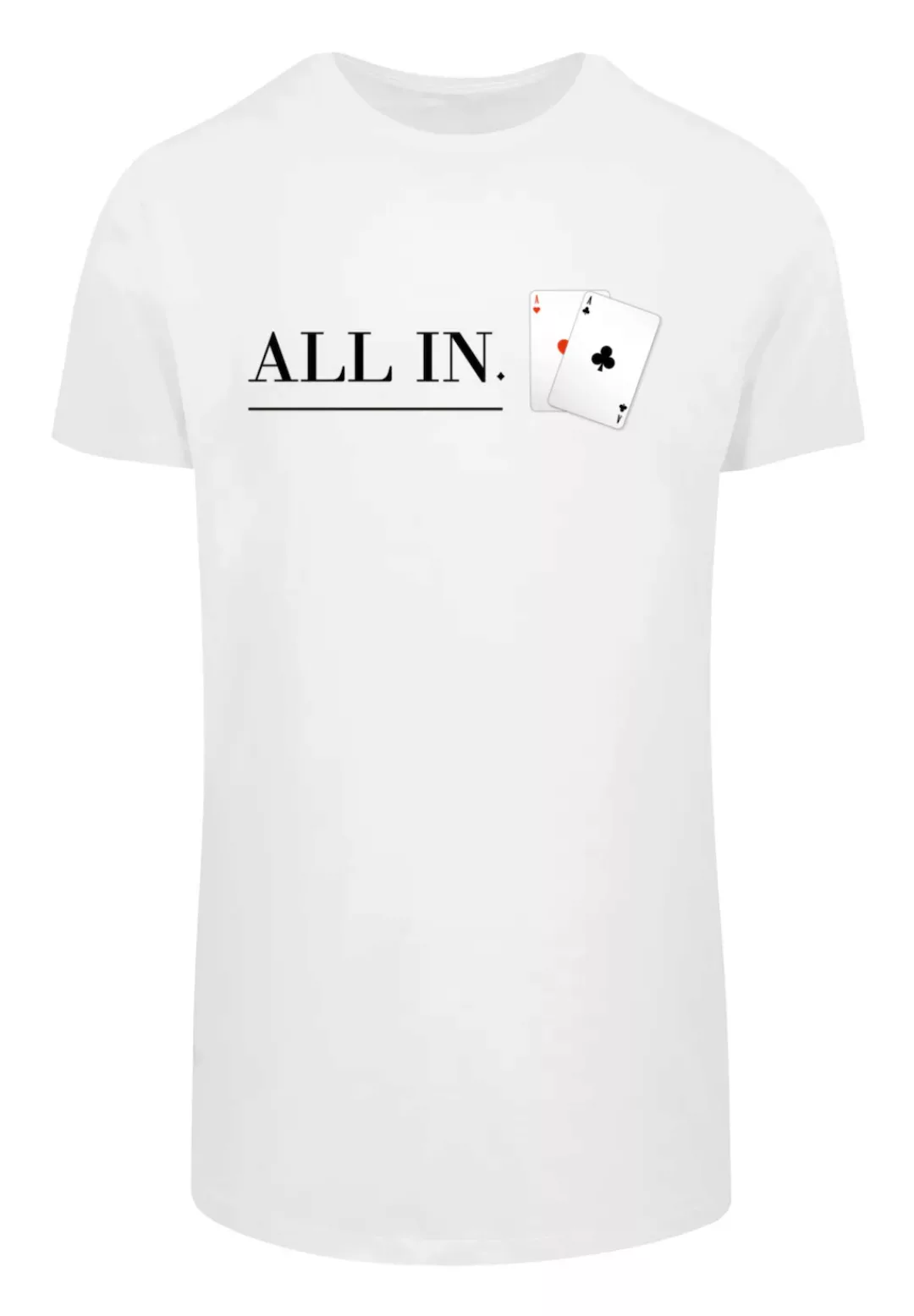 F4NT4STIC T-Shirt "Poker All In Karten", Print günstig online kaufen