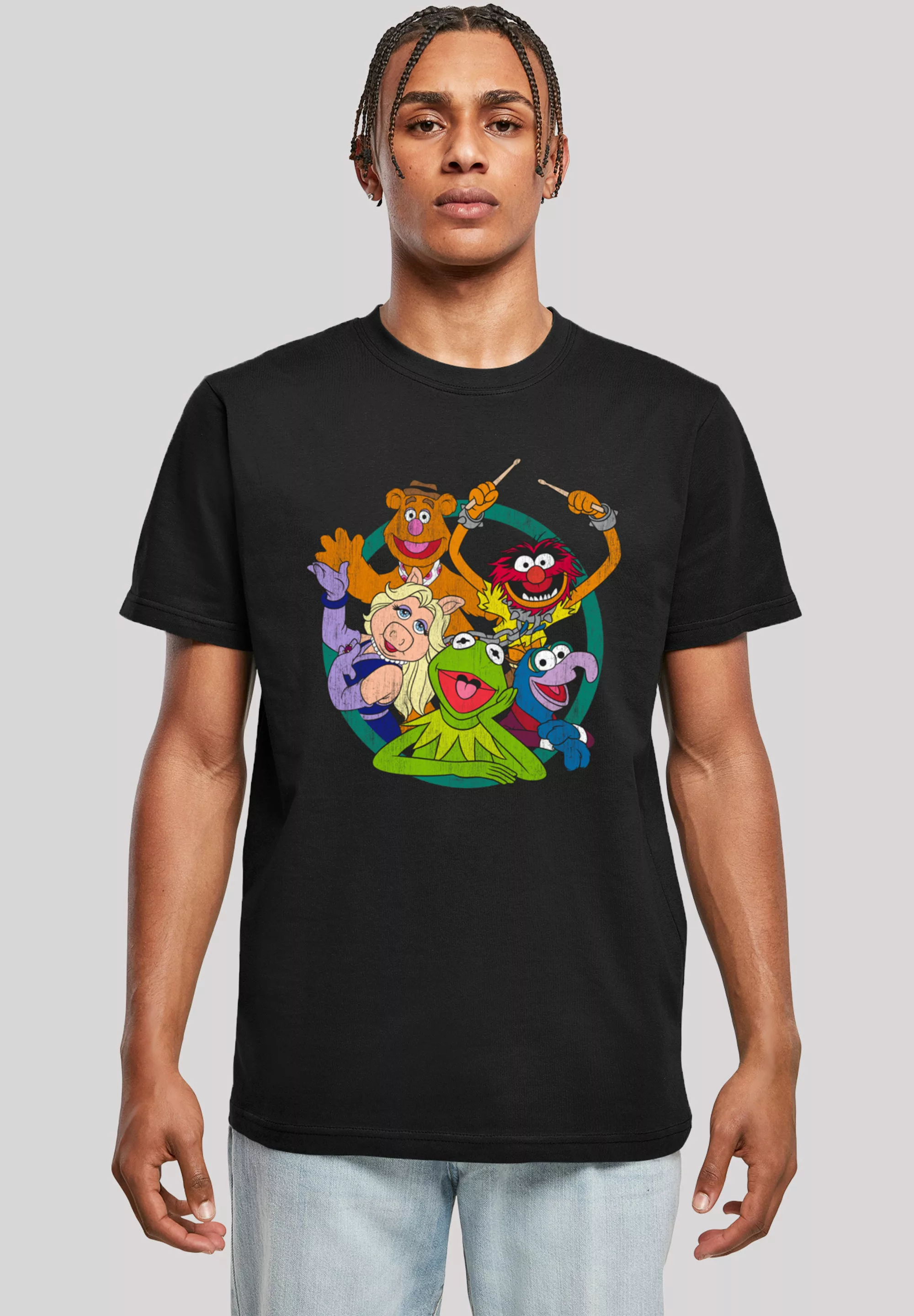 F4NT4STIC T-Shirt "Disney Die Muppets Group Circle", Print günstig online kaufen