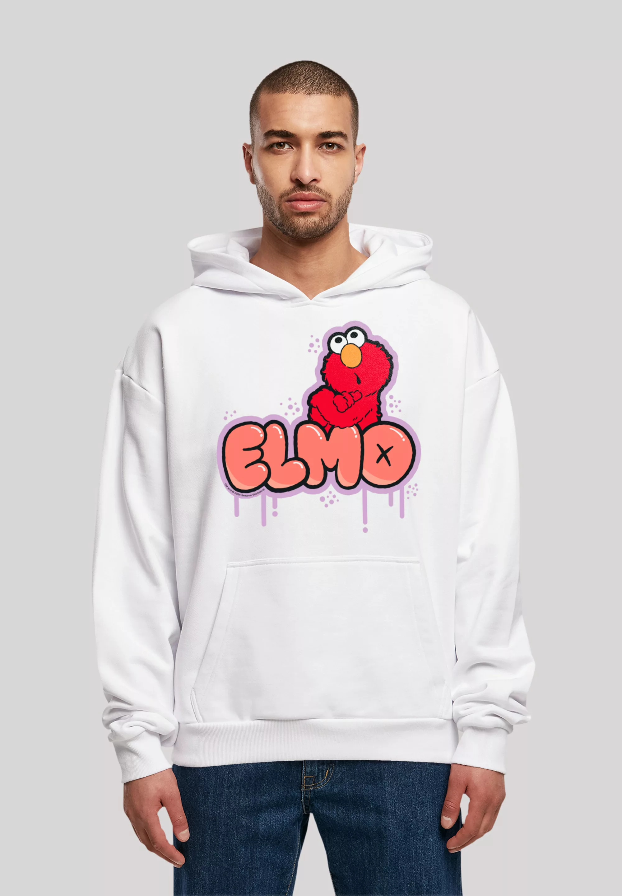 F4NT4STIC Kapuzenpullover "Sesamstraße Elmo NO", Premium Qualität, Weihnach günstig online kaufen