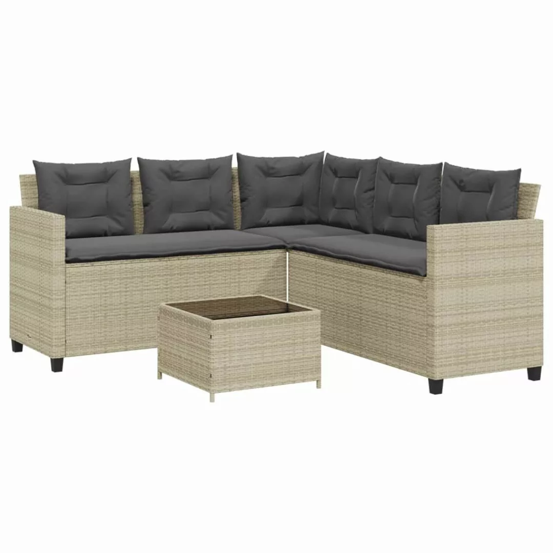 vidaXL Gartenlounge-Set Gartensofa in L-Form mit günstig online kaufen