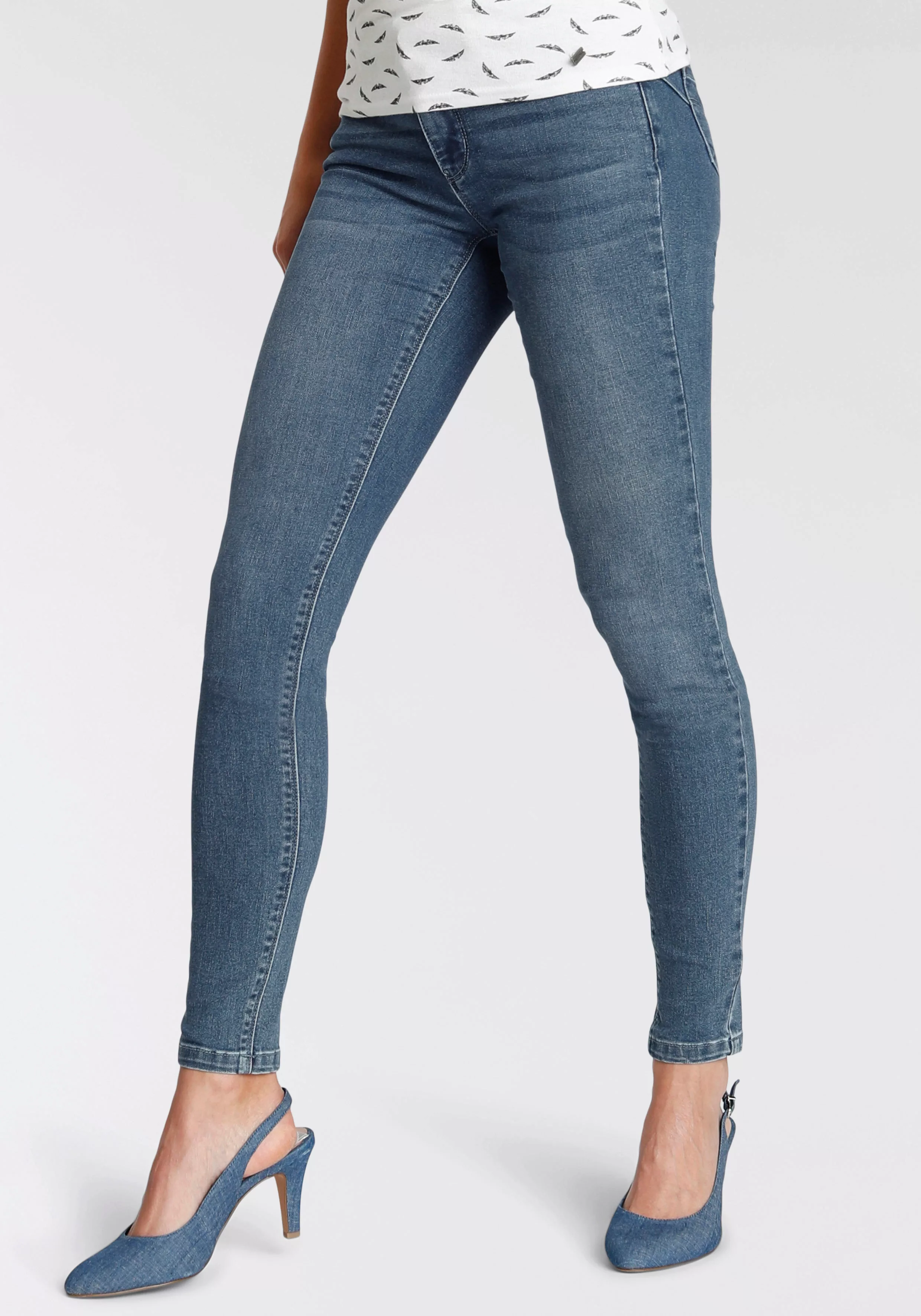 Arizona Skinny-fit-Jeans Recyceltes Polyester günstig online kaufen