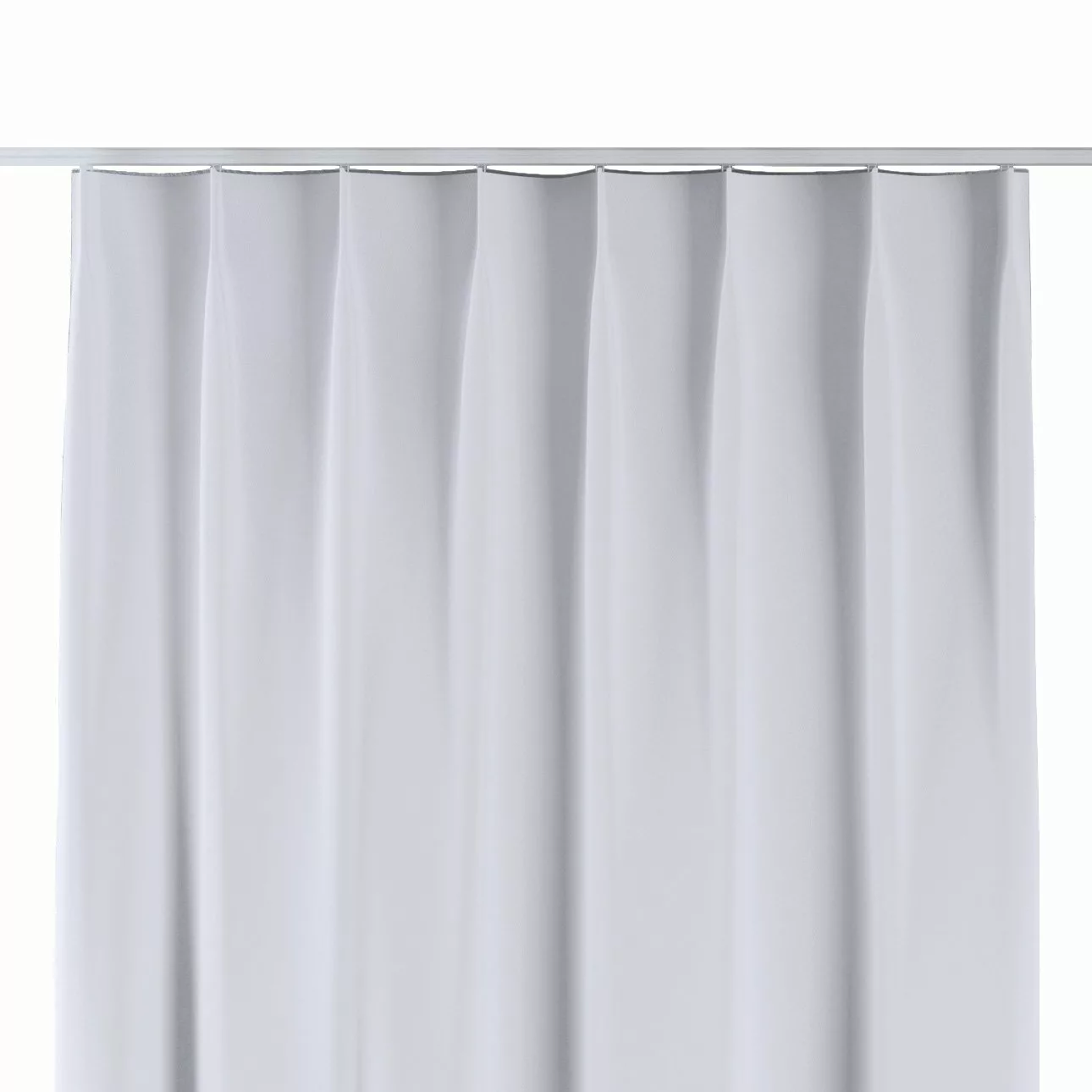 Vorhang mit flämischen 1-er Falten, Kreideweiß, Blackout 300 cm (269-48) günstig online kaufen