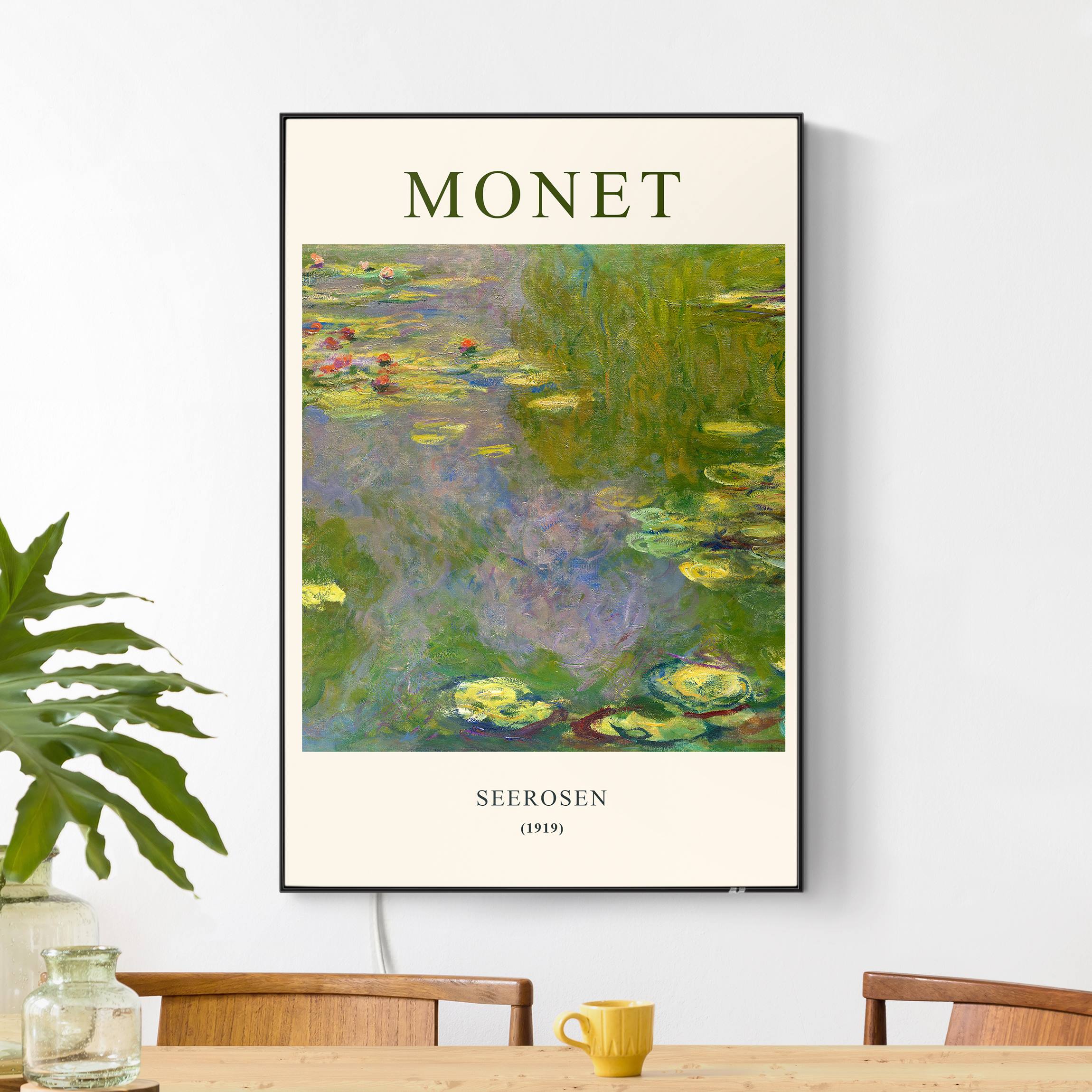 LED-Wechselbild Claude Monet - Seerosen - Museumsedition günstig online kaufen