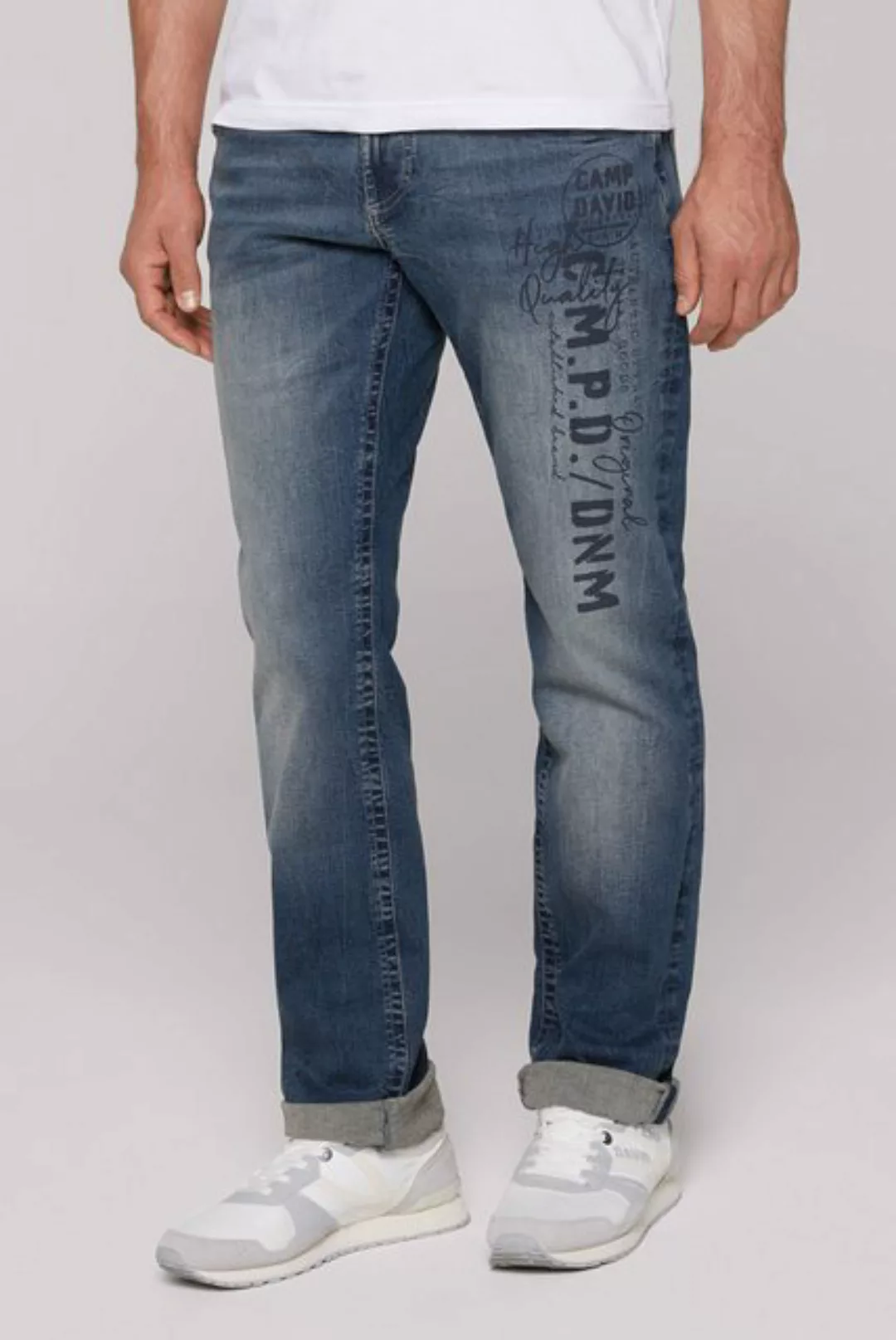 CAMP DAVID Regular-fit-Jeans, mit breiten Nähten günstig online kaufen