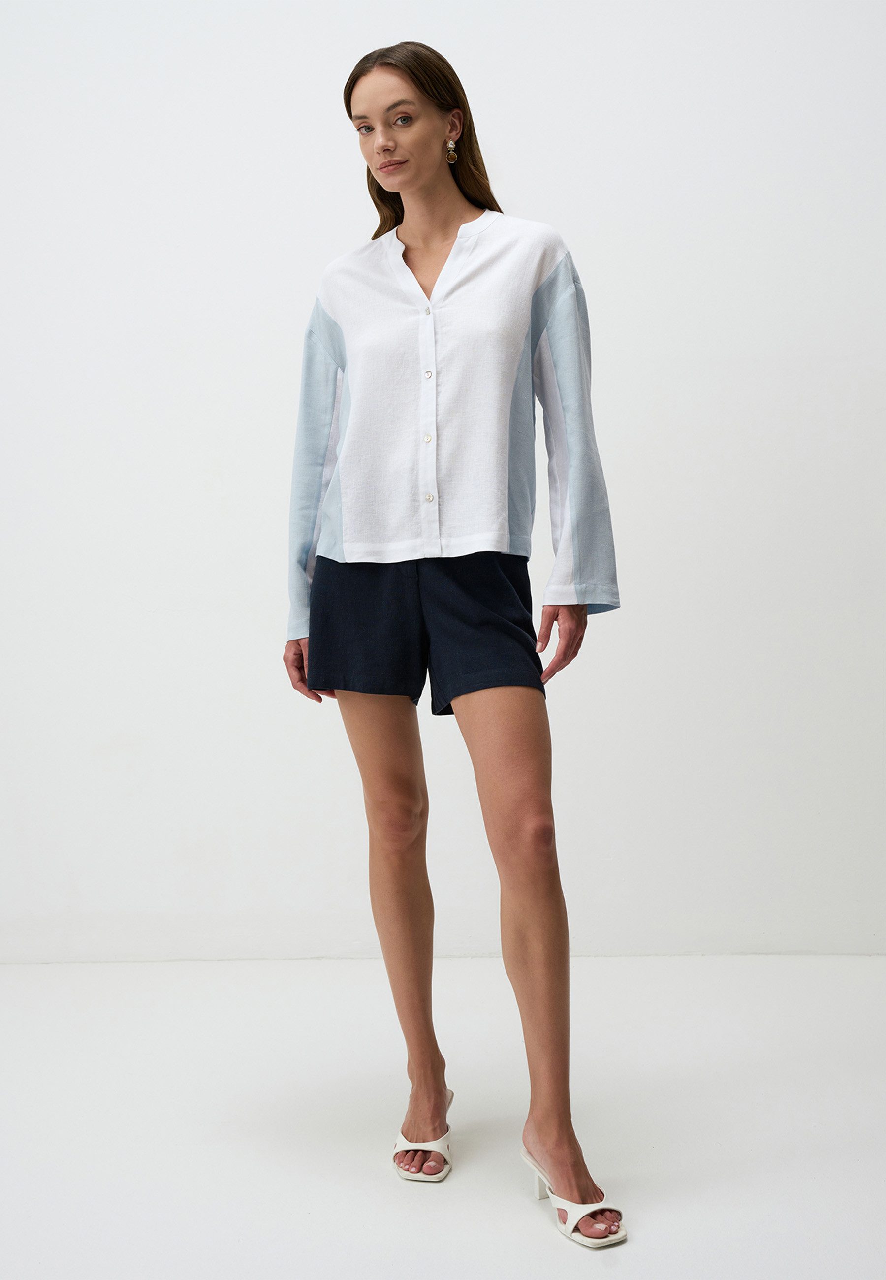 Jimmy Key Shirtbluse Elegantes Leinenhemd İn günstig online kaufen