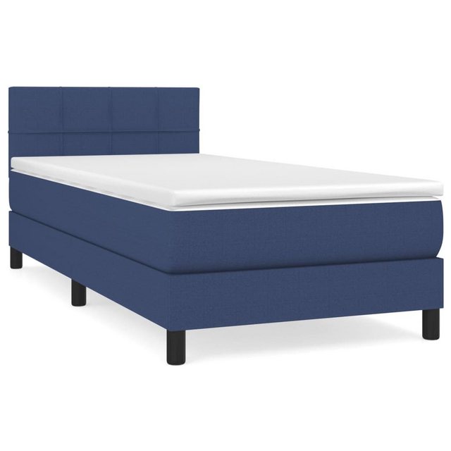 vidaXL Boxspringbett Bett Boxspringbett mit Matratze und LED Stoff (90 x 19 günstig online kaufen