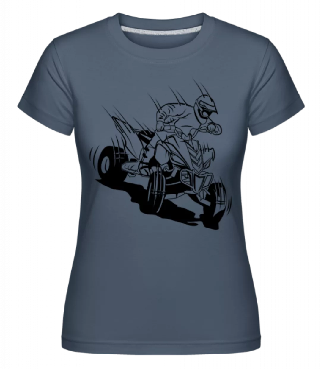 Quad Fahrer Comic · Shirtinator Frauen T-Shirt günstig online kaufen