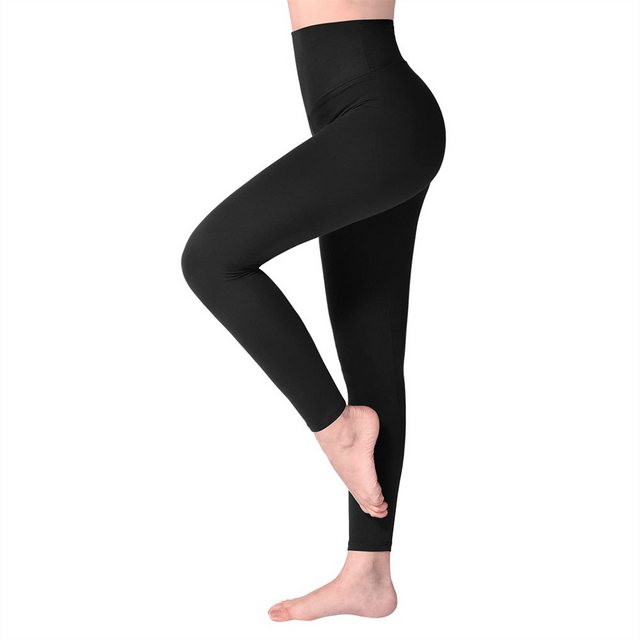 RUZU UG Yogaleggings Leggings Damen High Waist - Blickdicht Leggins mit Bau günstig online kaufen