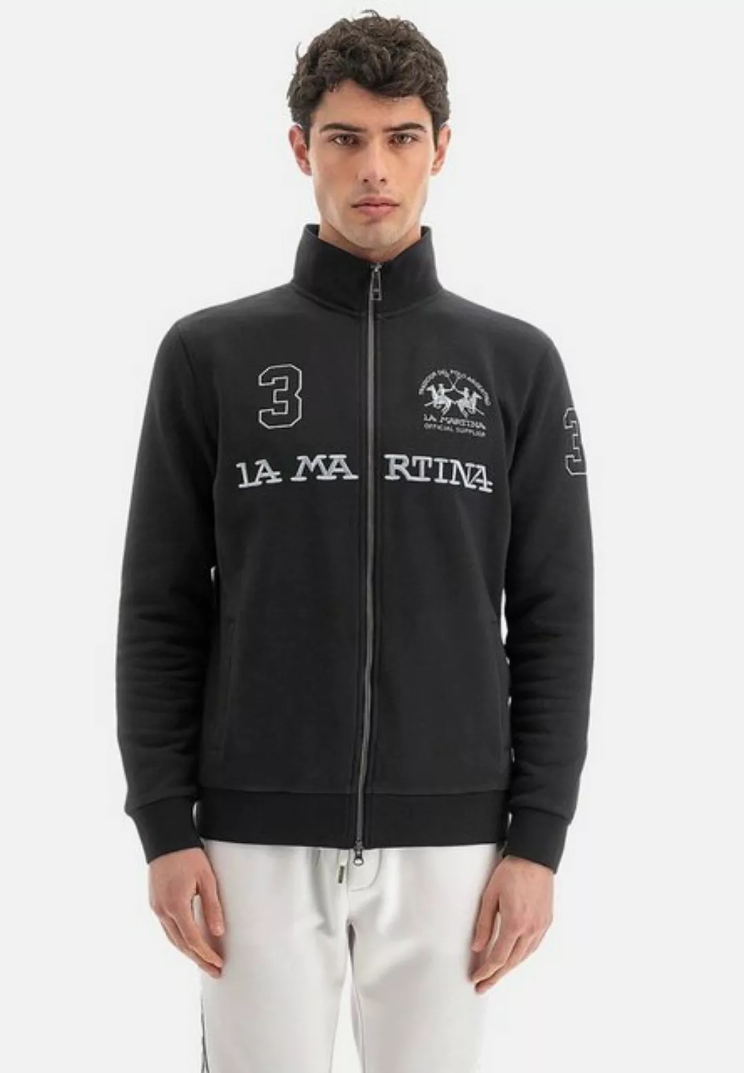 La Martina Sweatjacke Jacke Sweat Zip regular fit Urbanus mit Stehkragen (1 günstig online kaufen