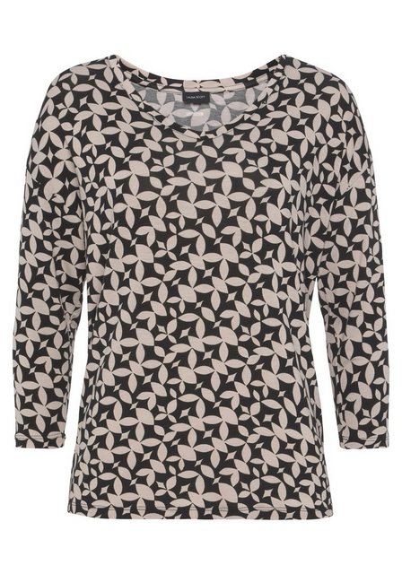 Laura Scott 3/4-Arm-Shirt mit Allover-Print günstig online kaufen