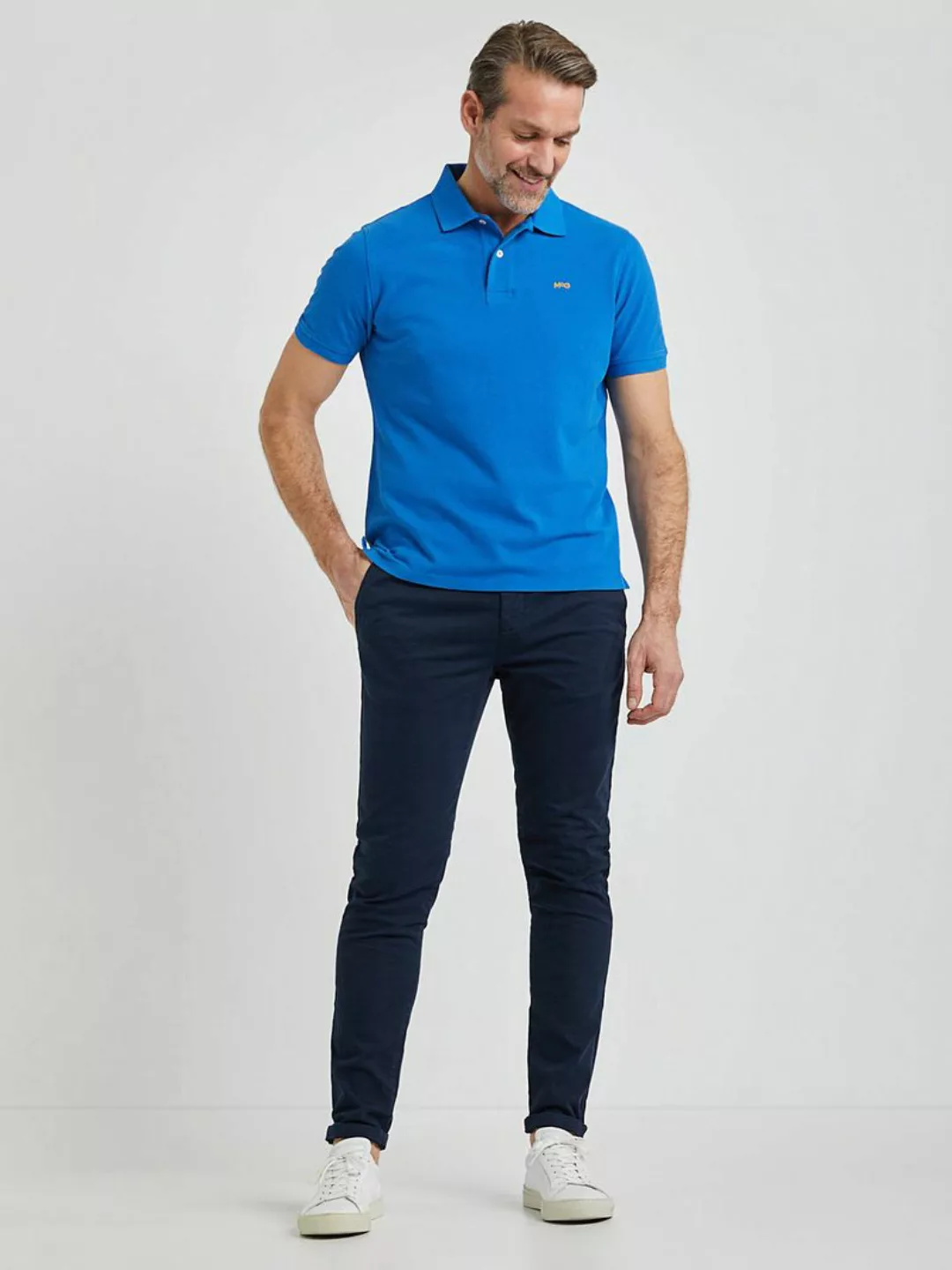 McGregor Piqué Poloshirt Kobaltblau - Größe S günstig online kaufen