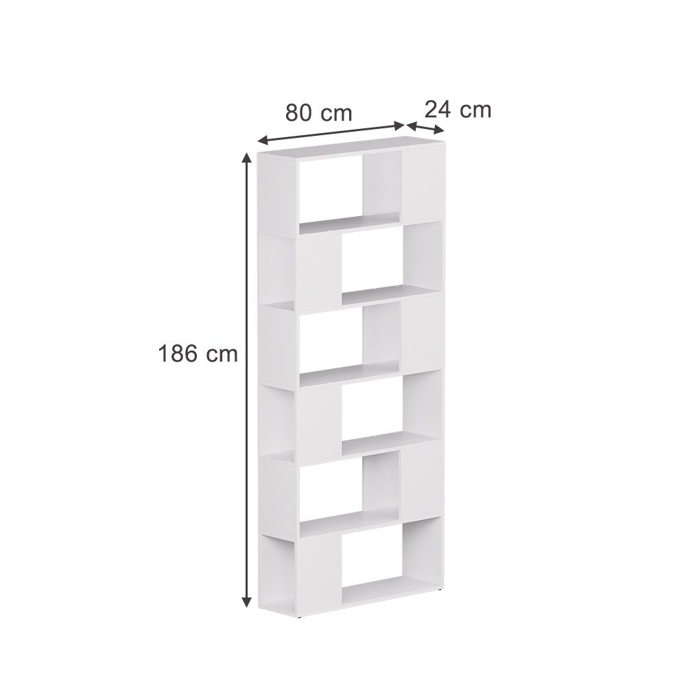 Vicco Raumteiler Eneos, Weiß, 80 x günstig online kaufen