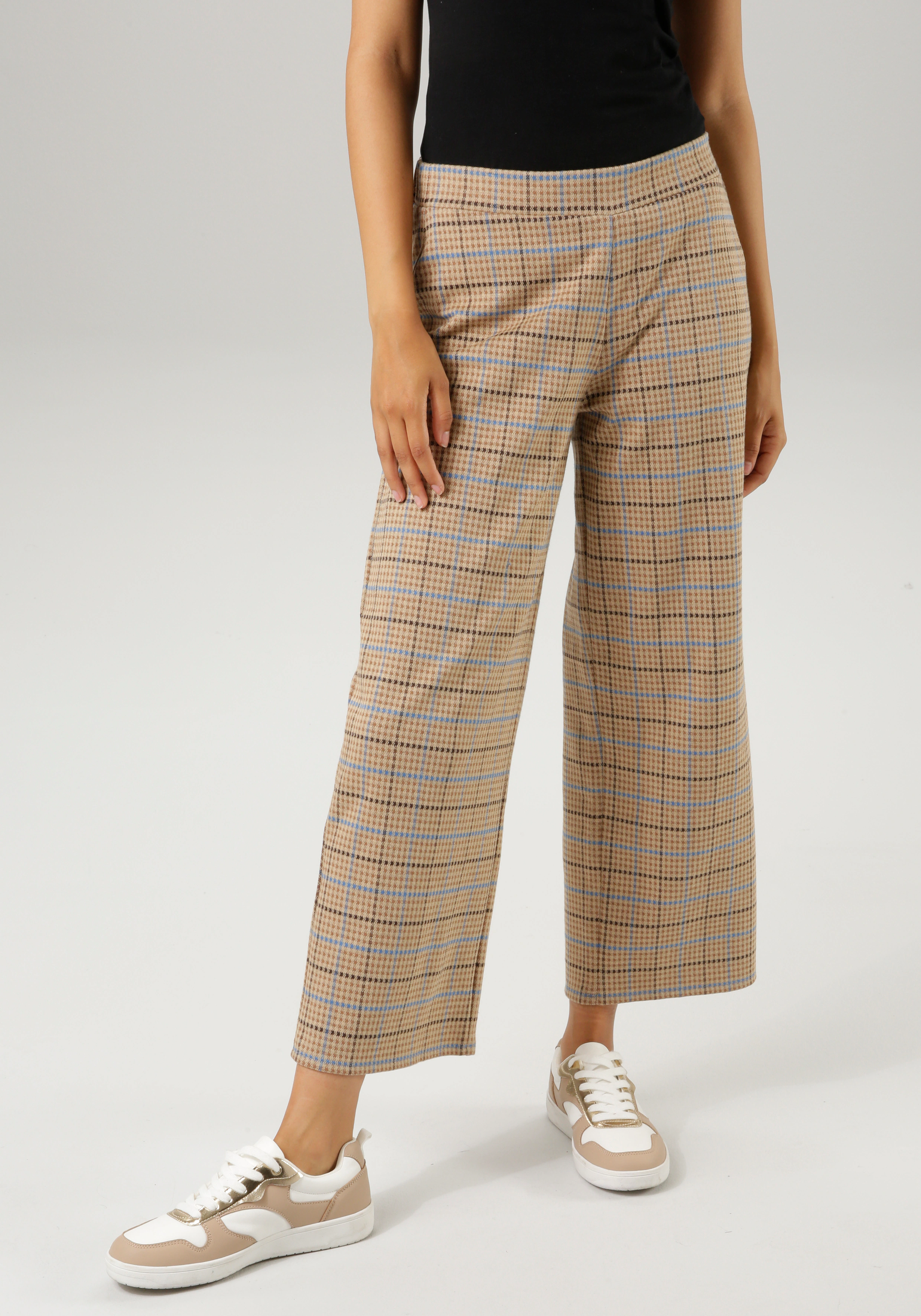 Aniston CASUAL Culotte, im trendfarbenen Karo-Dessin - NEUE KOLLEKTION günstig online kaufen