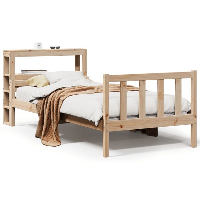 vidaXL Bett Massivholzbett ohne Matratze 100x200 cm Kiefernholz günstig online kaufen