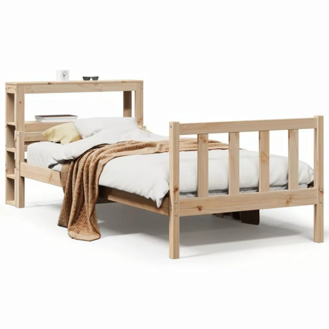 vidaXL Bett Massivholzbett ohne Matratze 100x200 cm Kiefernholz günstig online kaufen