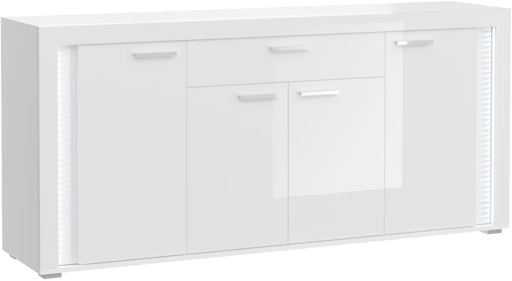 INOSIGN Sideboard "Viborg, Breite 182cm, inkl. vertikaler Frontbeleuchtung" günstig online kaufen