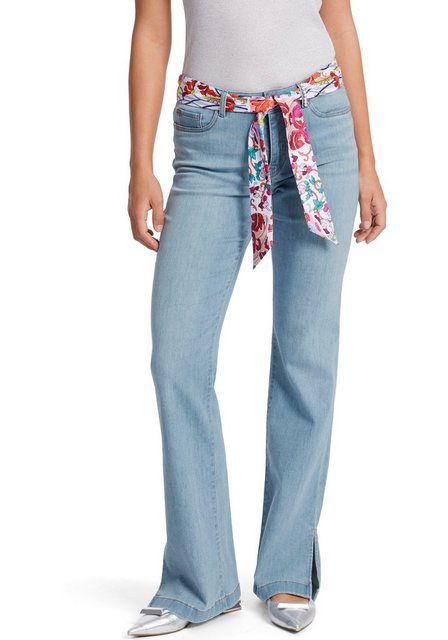 Marc Cain Bootcut-Jeans FARO Flower Vichy Premium Damenmode Modell FARO mit günstig online kaufen