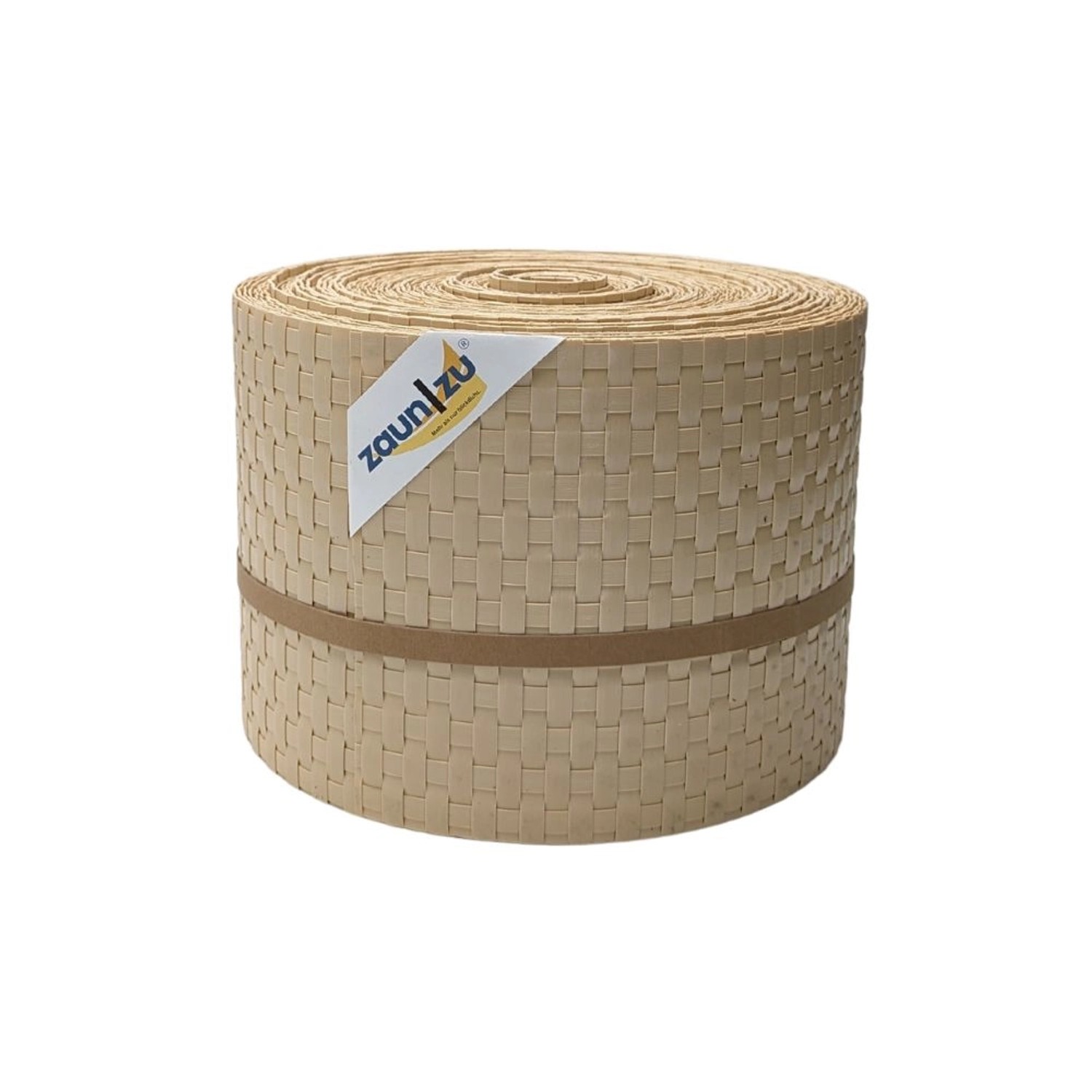 zaunzu Sichtschutz Rattan PE für Doppelstabmatten Beige 26m günstig online kaufen