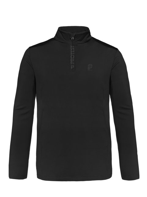 Protest Rollkragenshirt REWILL 1/4 zip top True Black günstig online kaufen