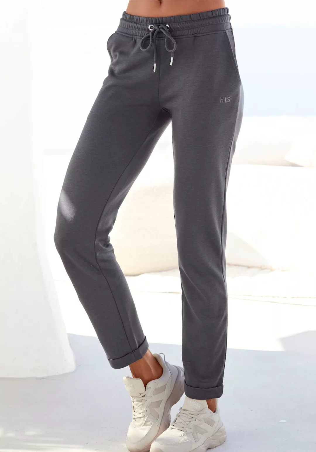 H.I.S Sweathose, Schlupfhose mit kleinem Aufschlag am Saum, Loungewear günstig online kaufen