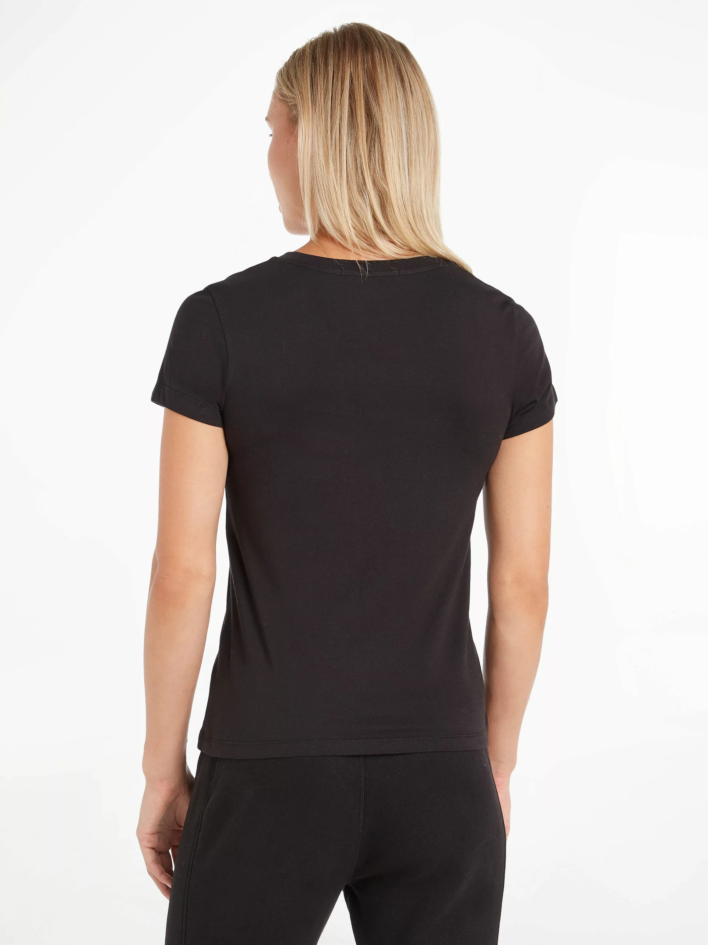 Calvin Klein Jeans T-Shirt CORE INSTIT LOGO SLIM FIT TEE mit CK-Logoschrift günstig online kaufen