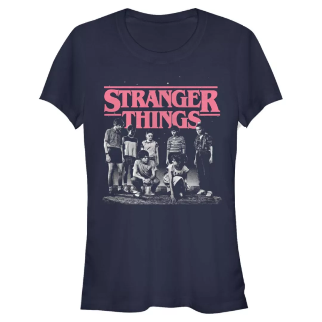 Netflix - Stranger Things - Gruppe Stranger Fade - Frauen T-Shirt günstig online kaufen