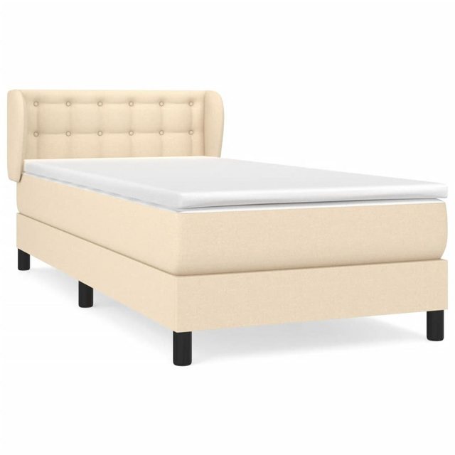 vidaXL Boxspringbett Bett Boxspringbett mit Matratze & Topper Stoff verschi günstig online kaufen