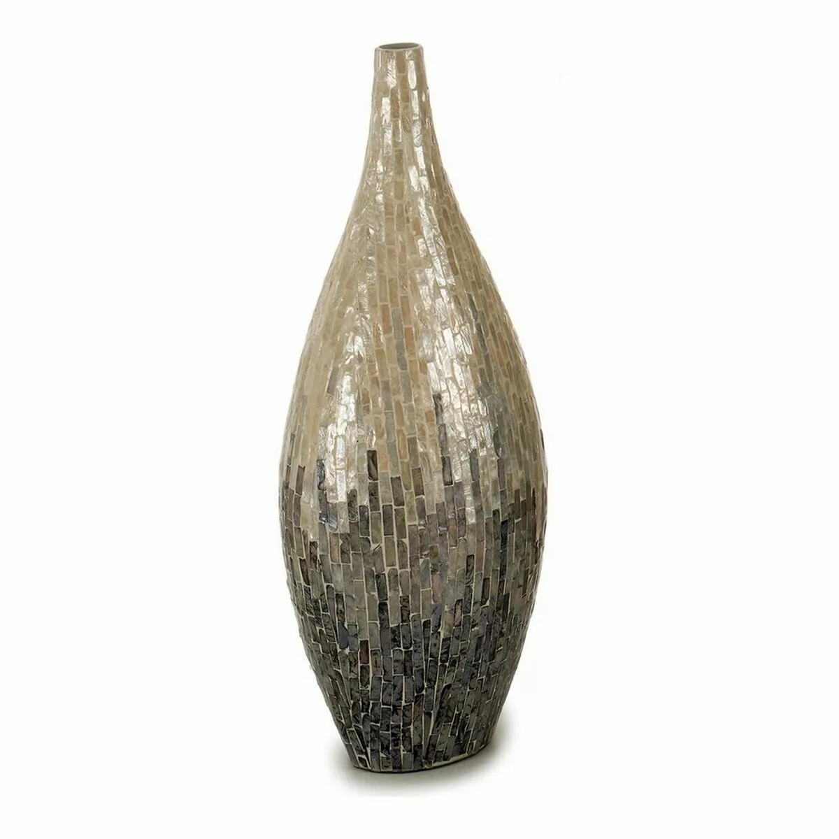 Vase Grau Verblasster Effekt (21 X 63 X 28	 Cm) günstig online kaufen