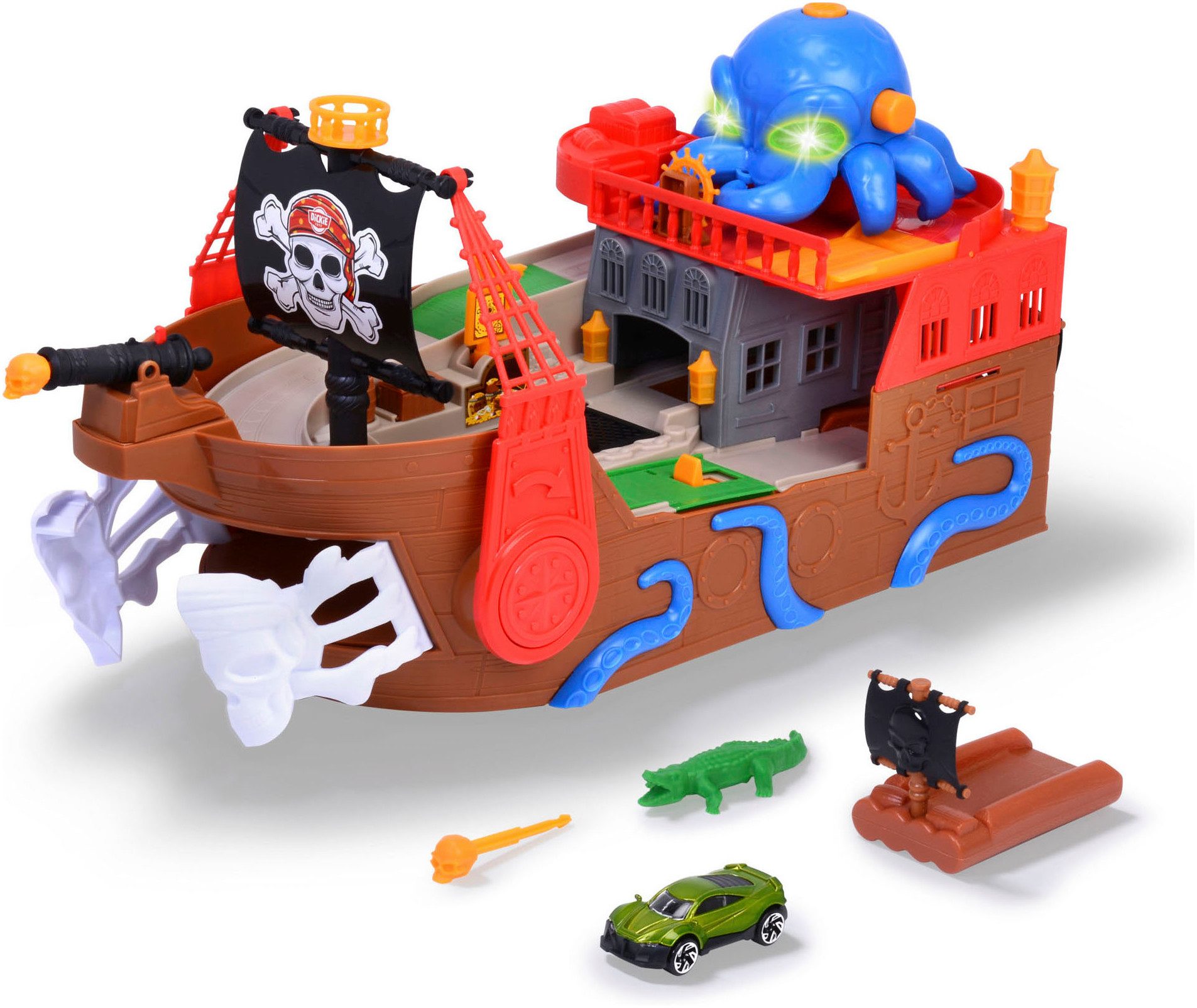 Dickie Toys Spielzeug-Boot Piratenboot, mit Licht günstig online kaufen