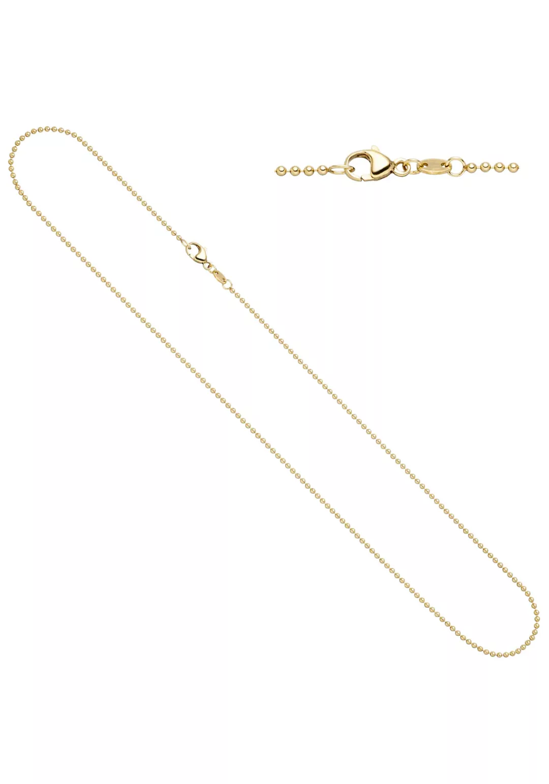 JOBO Goldkette, Kugelkette 585 Gold 45 cm 1,5 mm günstig online kaufen