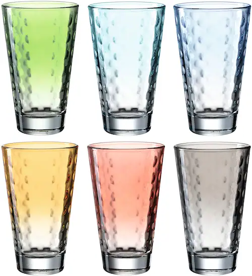 LEONARDO Gläser-Set »OPTIC«, (Set, 6 tlg.), 300 ml, 6-teilig günstig online kaufen