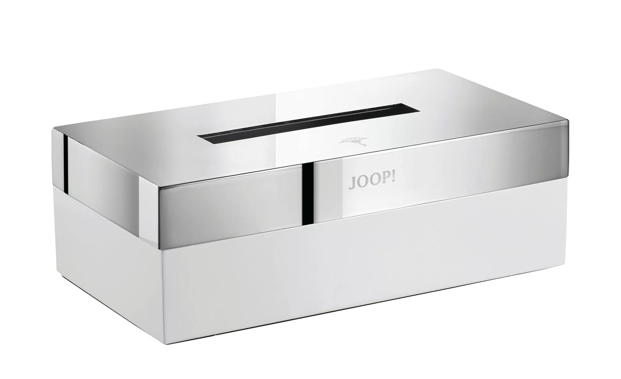 JOOP! Papiertuchbox  JOOP! Chromeline - weiß - Aluminium, Edelstahl - 23,6 günstig online kaufen