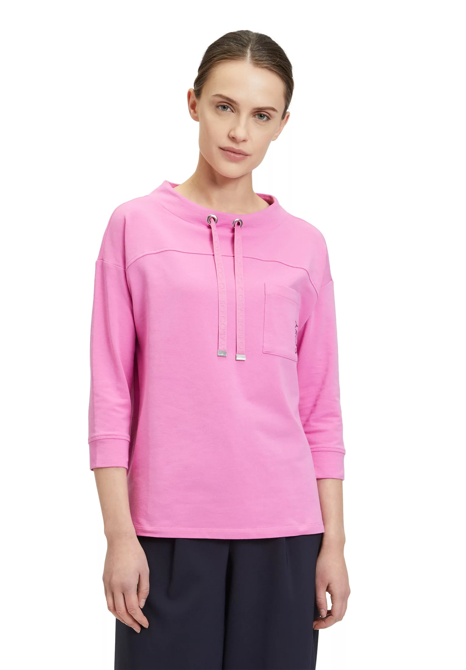 Betty Barclay Sweatshirt "Betty Barclay Sweatshirt mit hohem Kragen", Binde günstig online kaufen