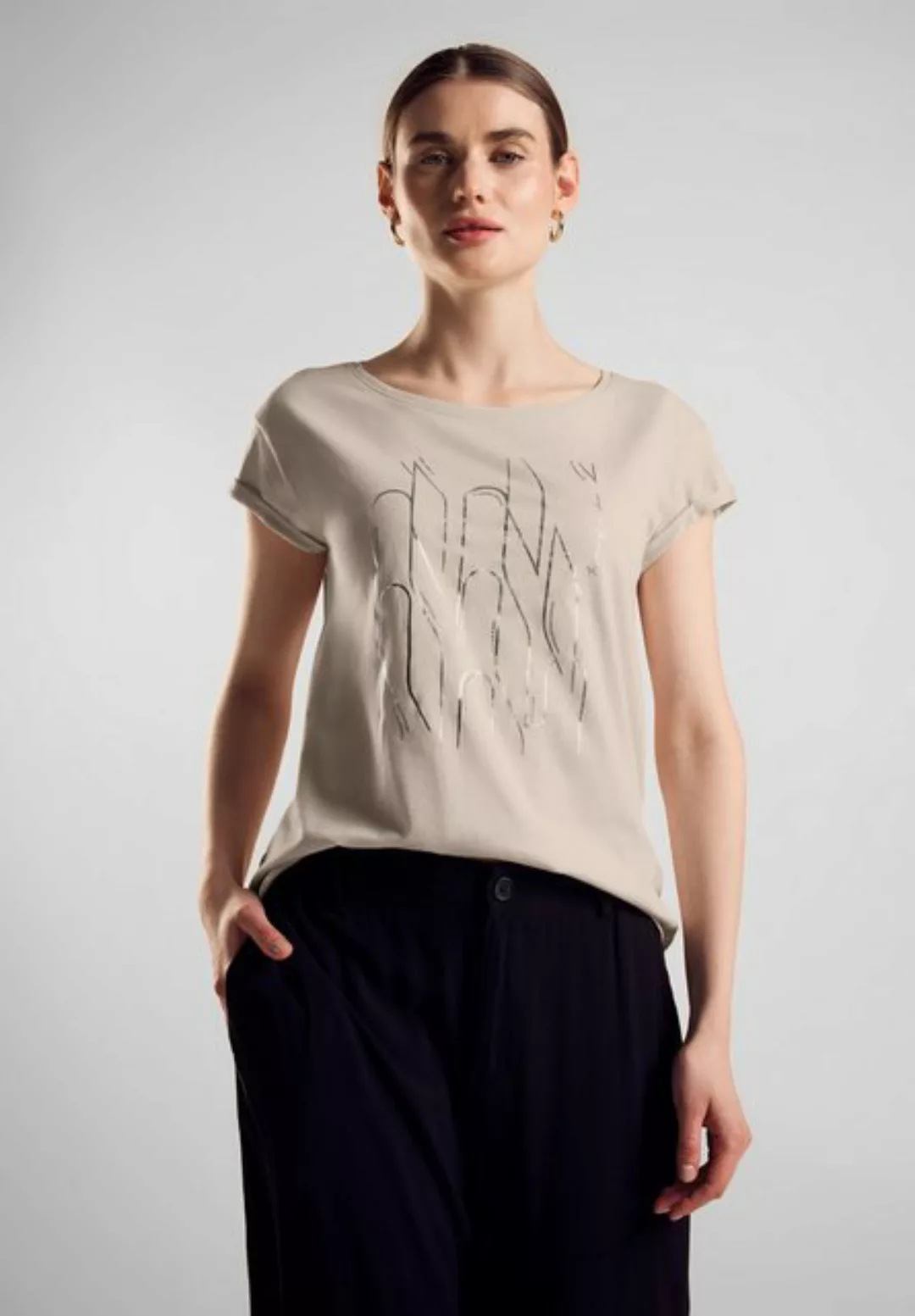 STREET ONE Print-Shirt aus reiner Baumwolle günstig online kaufen
