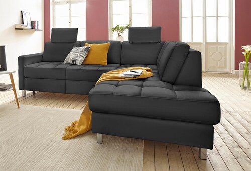 sit&more Ecksofa "Pandora L-Form", wahlweise mit Bettfunktion und Bettkaste günstig online kaufen