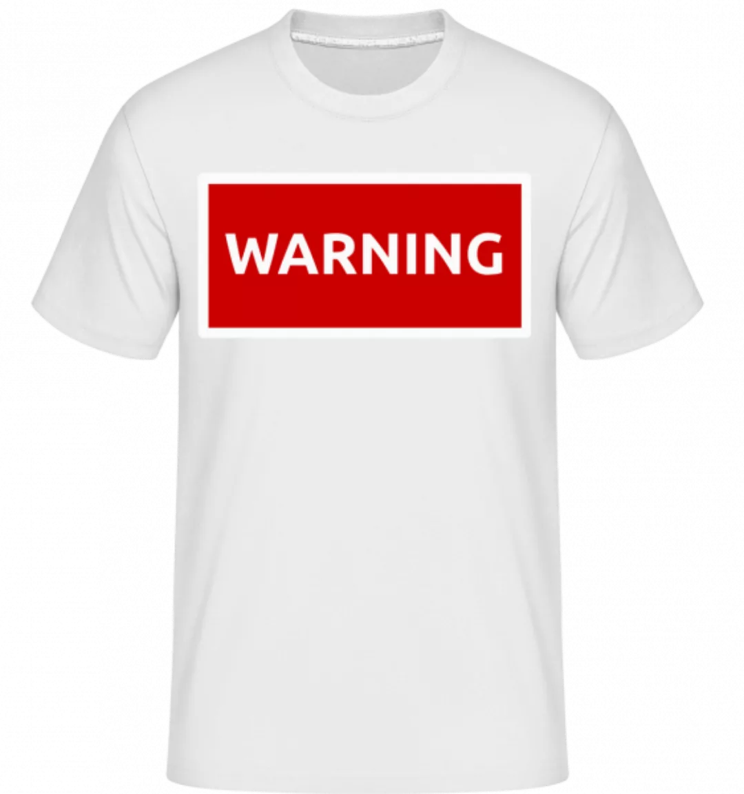 Warning Sign Red · Shirtinator Männer T-Shirt günstig online kaufen