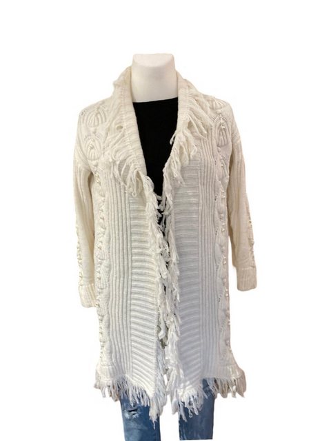 Fashion and Sports Strickjacke FaS623 Cardigan Strickjacke mit Perlen günstig online kaufen