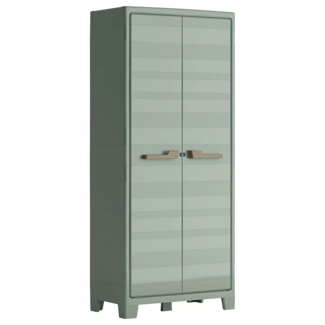 Keter Kunststoffschrank Planet Outdoor Jade Kunststoff B/H/T: ca. 80x182x44 günstig online kaufen