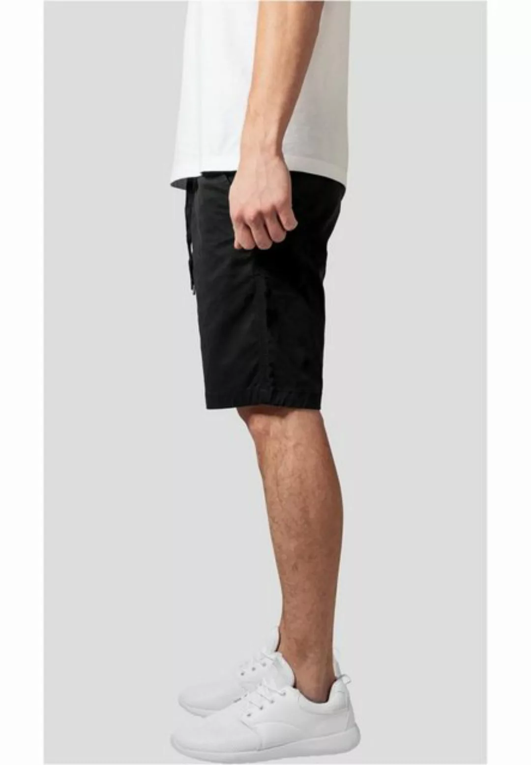 URBAN CLASSICS Stoffhose TB1609 - Stretch Twill Joggshorts black M günstig online kaufen