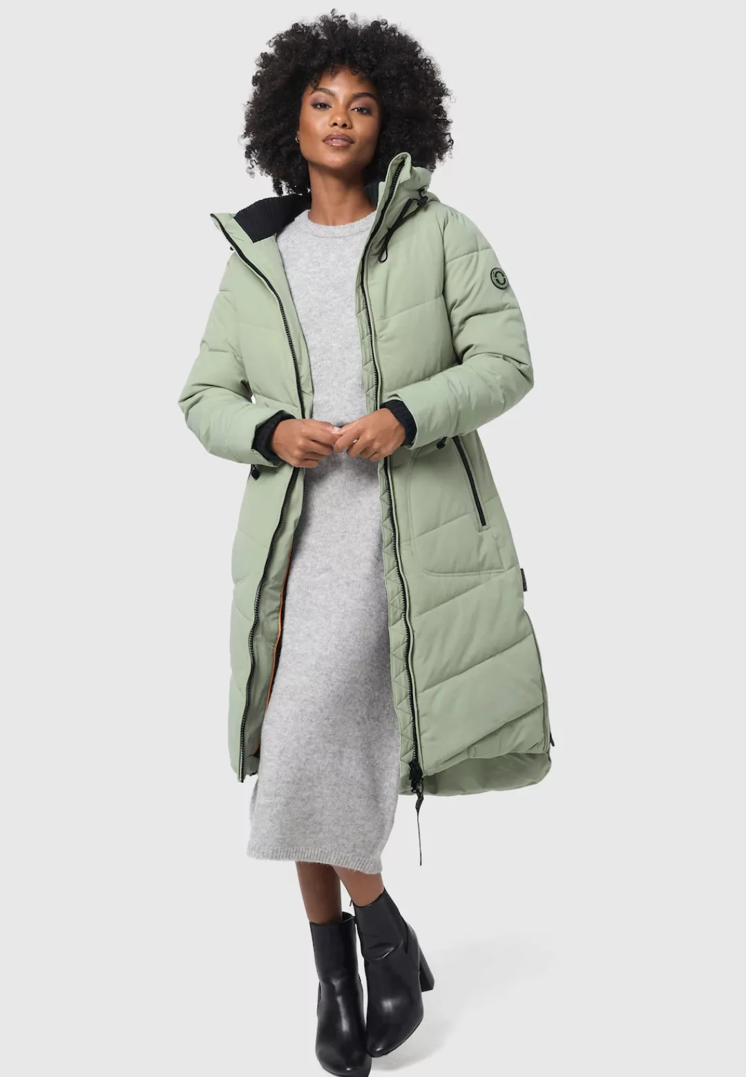 Marikoo Winterjacke "Benikoo", langer Winter Mantel gesteppt günstig online kaufen