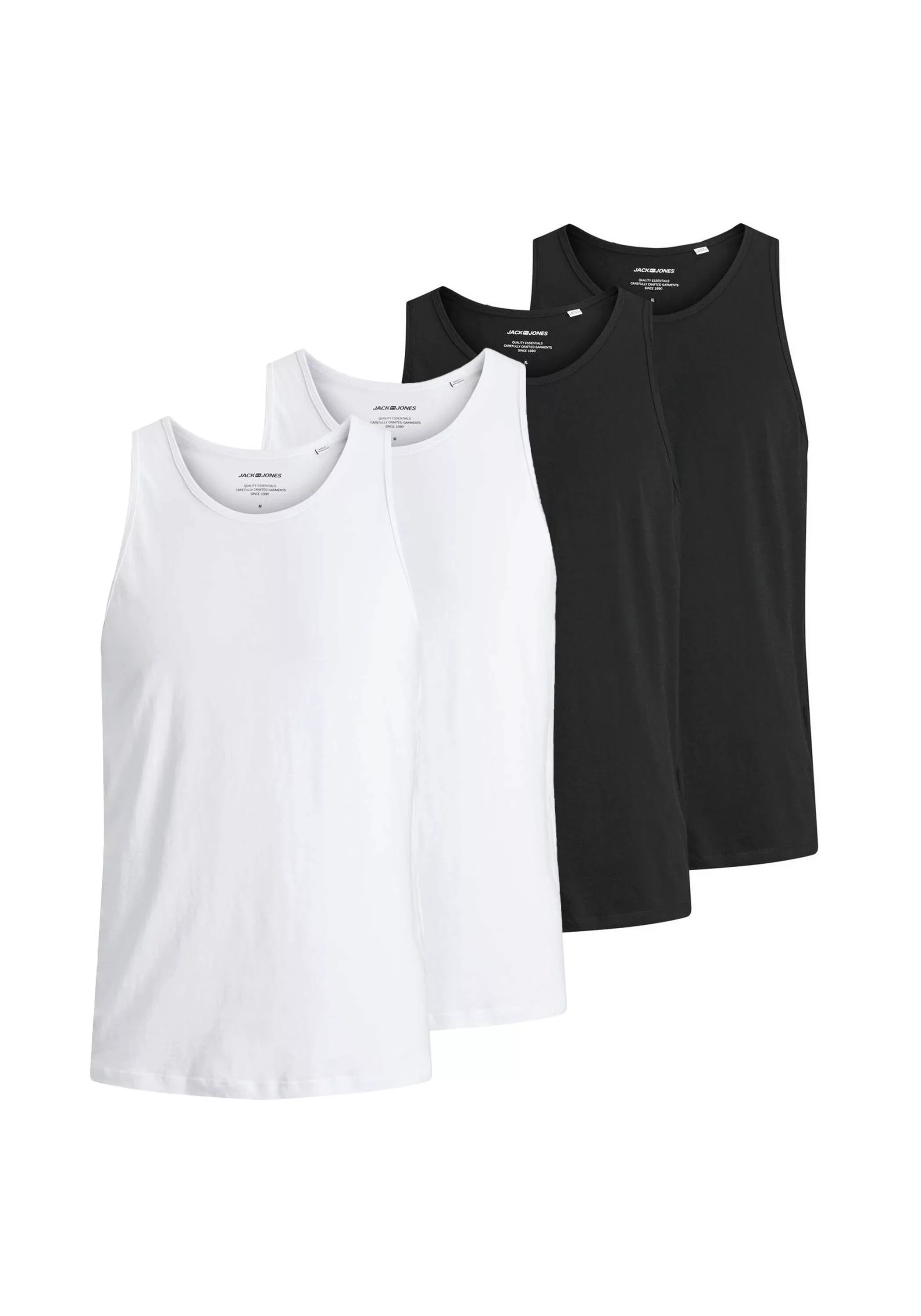 Jack & Jones Unterhemd "Unterhemd JACBASIC TANKTOP 2PK 4er Pack" günstig online kaufen