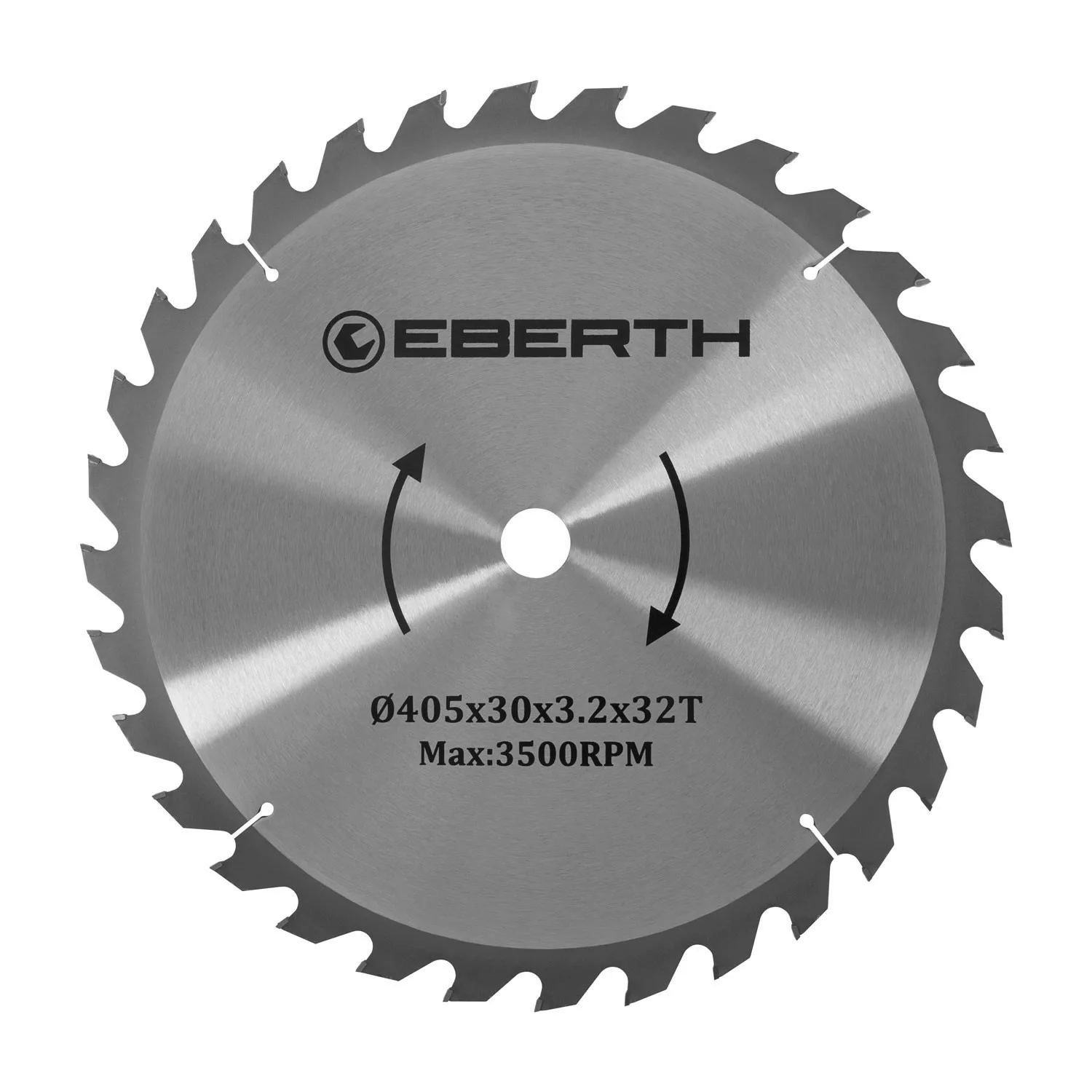 EBERTH Kreissägeblatt 405mm Durchmesser 30mm Bohrung 3,2mm Schnittbreite günstig online kaufen