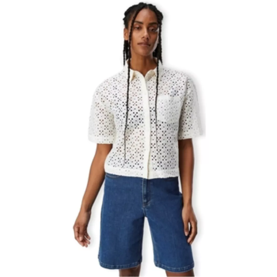 Object  Blusen Emilia Shirt S/S - Sands günstig online kaufen