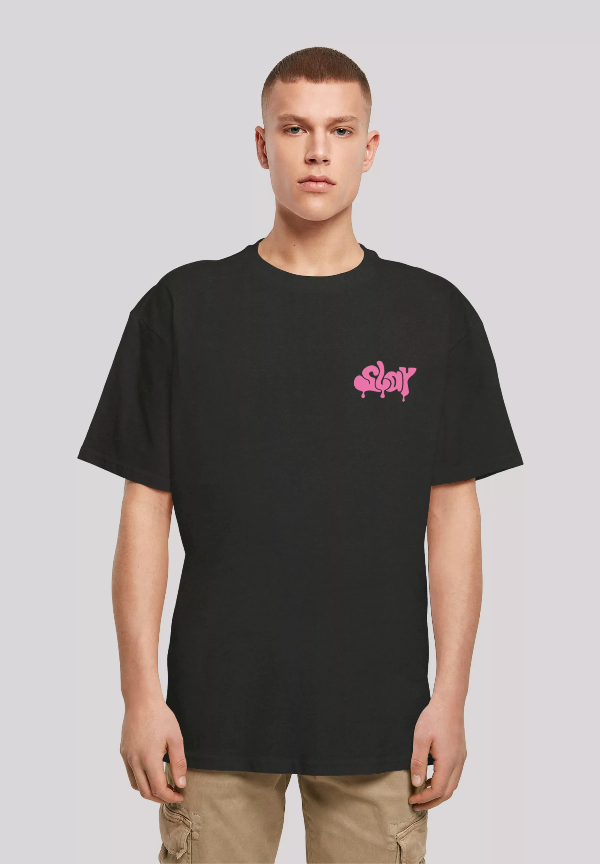 F4NT4STIC T-Shirt "SLAY Jugenwort Pink", Print günstig online kaufen