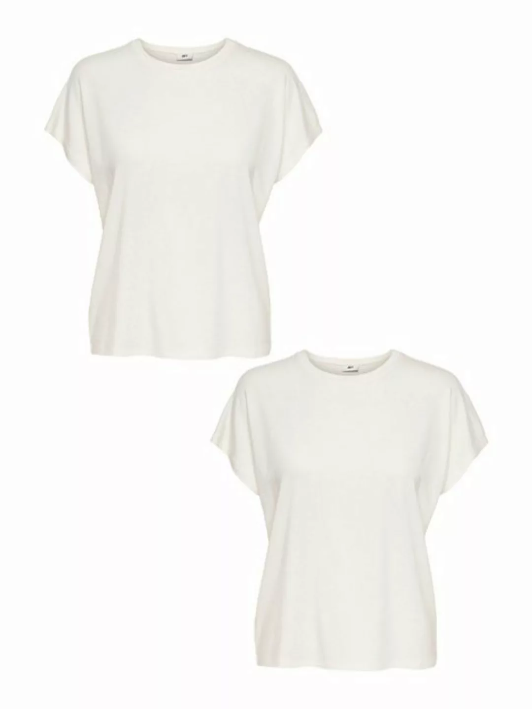 JACQUELINE de YONG T-Shirt Shirt 2er-Set Rundhals Kurzarn stilvolle Bluse ( günstig online kaufen